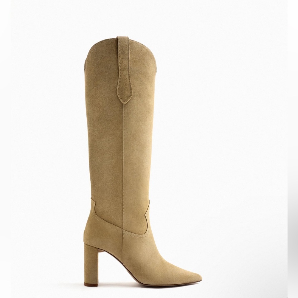 REAL LEATHER SUEDE BOOTS! NWT